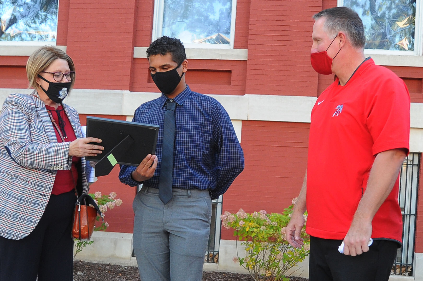 WATCH NOW: Crown Point teen receives honor after act of kindness goes viral